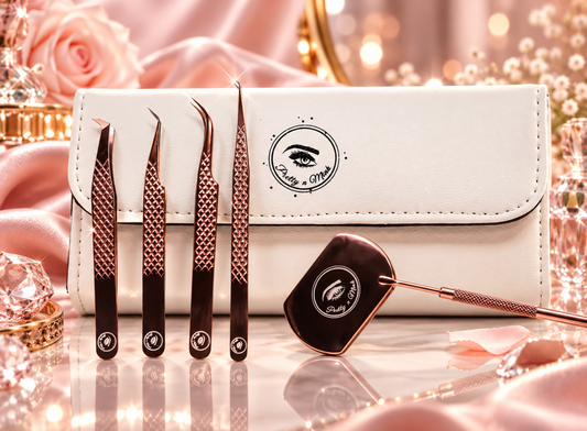 Pretty N Mink Lash Tweezers (5 Pack)