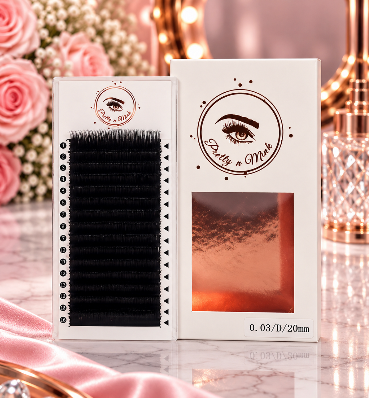 Pretty N Mink Single Trays D Curl (0.03)